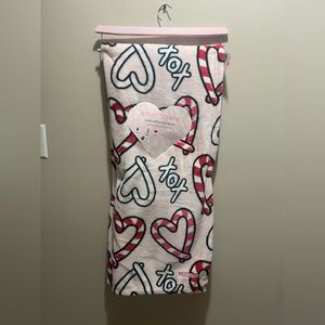 Betsey Johnson Christmas throw blanket